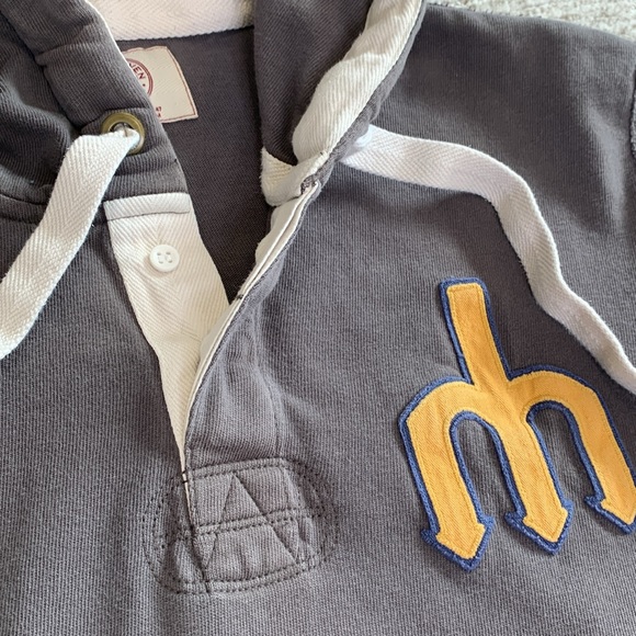 47 Brand Vintage Seattle Mariners Embroidered M Logo Baseball Pullover Hoodie L - Picture 7 of 12